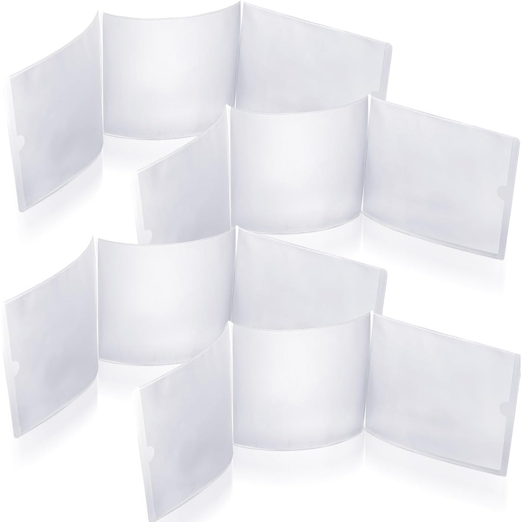 Mahjong Card Holder, Large Print, 4 Pcs, for Mahjong Cards 2025. PVC Plastic, Soft, Durable.