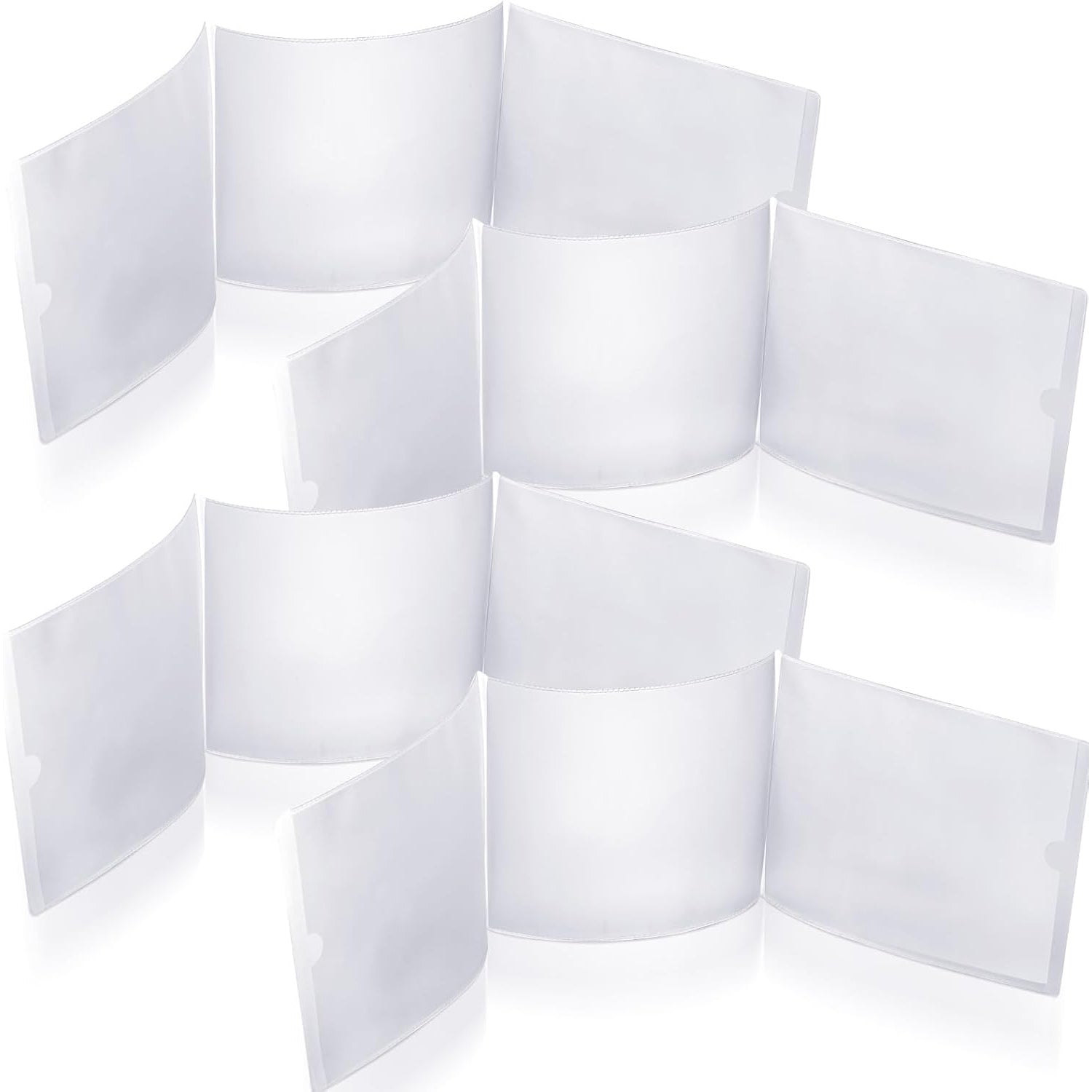Mahjong Card Holder, Large Print, 4 Pcs, for Mahjong Cards 2025. PVC Plastic, Soft, Durable.